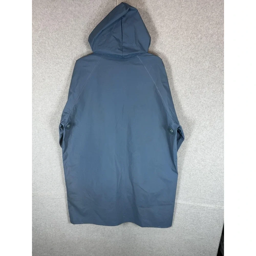 Vintage Chris Craft Rain Jacket Mens Medium Hooded Waterproof PVC Polyester 90s‎